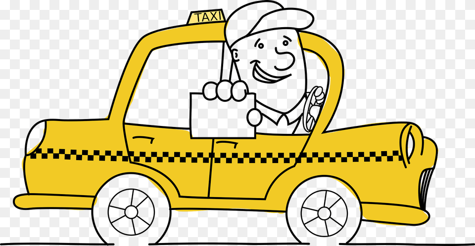 Taxi Clipart, Car, Vehicle, Transportation, Wheel Png Image