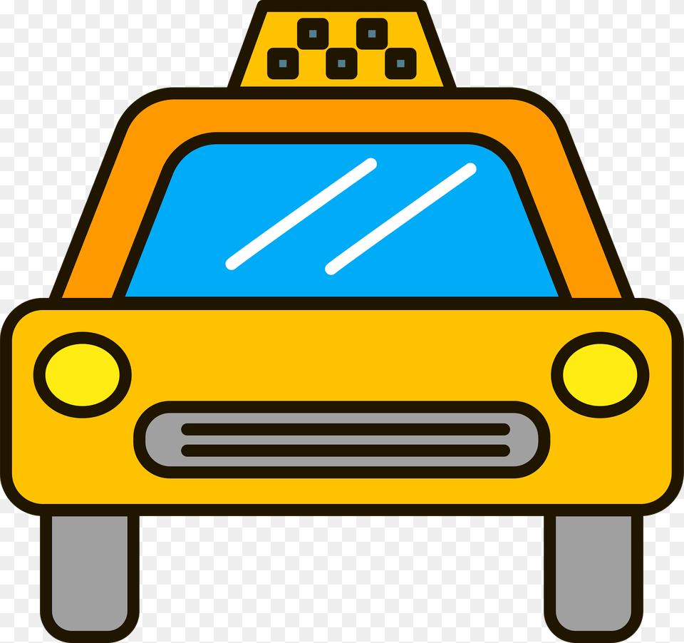 Taxi Clipart, Transportation, Vehicle, Bulldozer, Machine Png Image