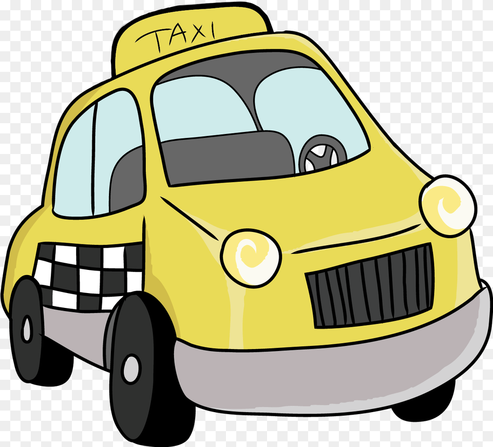 Taxi Clipart Cute Taxi Clipart No Background, Car, Transportation, Vehicle, Bulldozer Free Png Download