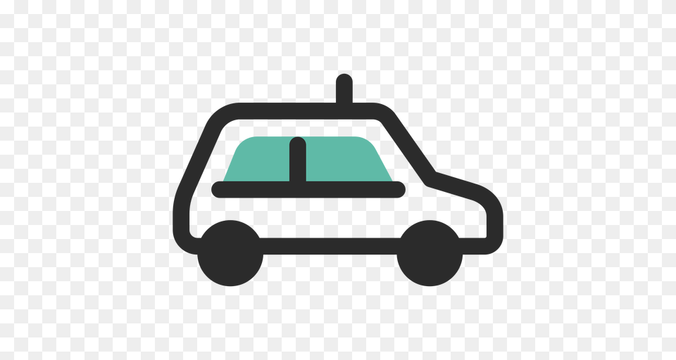 Taxi Colored Stroke Icon, Device, Grass, Lawn, Lawn Mower Free Png Download