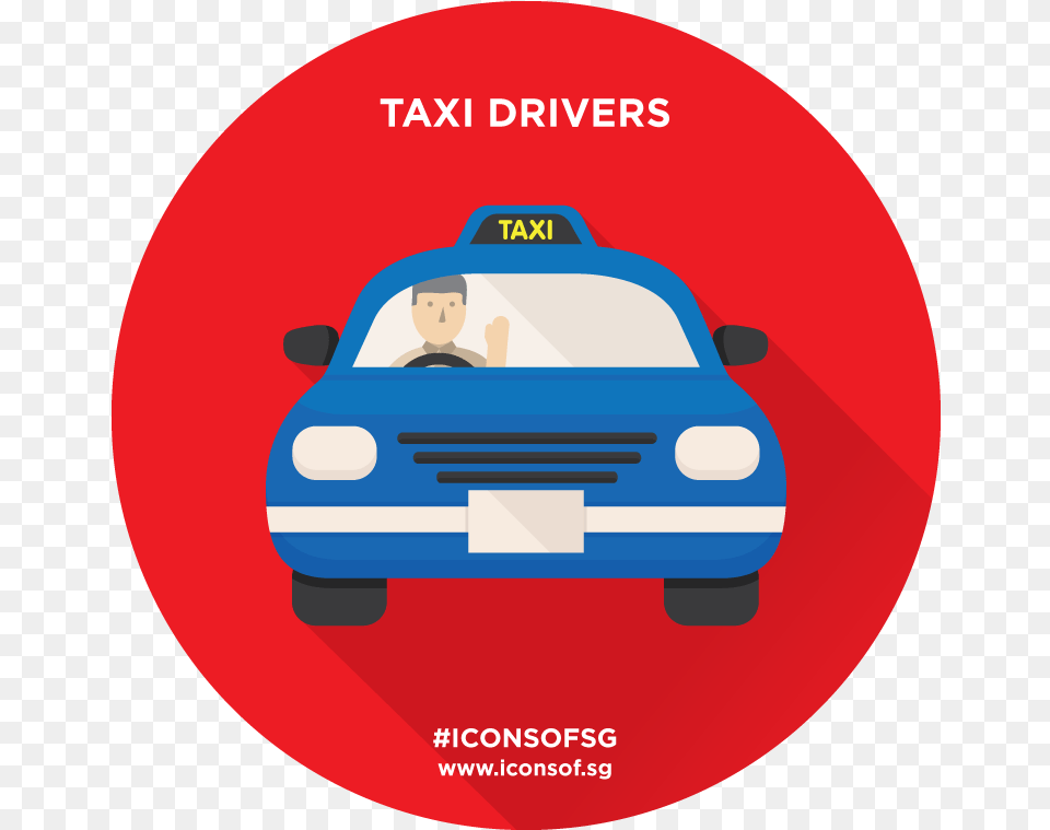 Taxi Drivers Icon, Vehicle, Transportation, Device, Grass Png Image