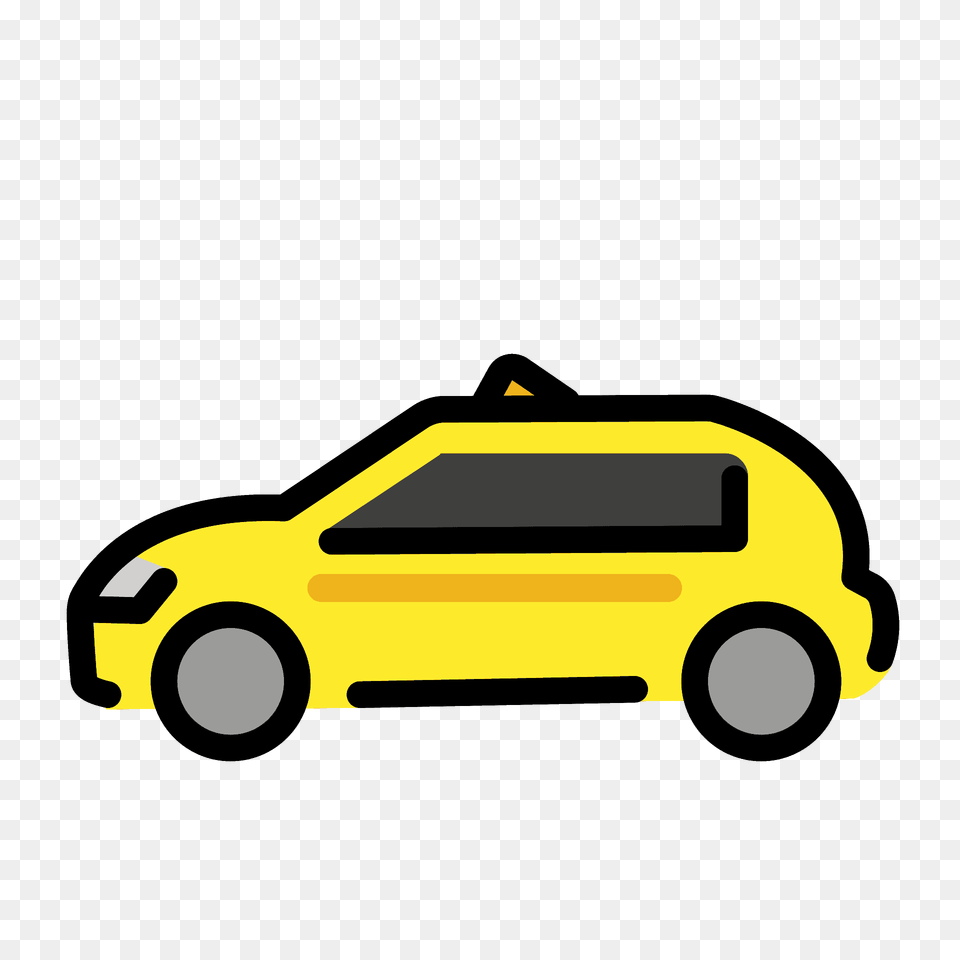 Taxi Emoji Clipart, Car, Transportation, Vehicle, Lawn Mower Png