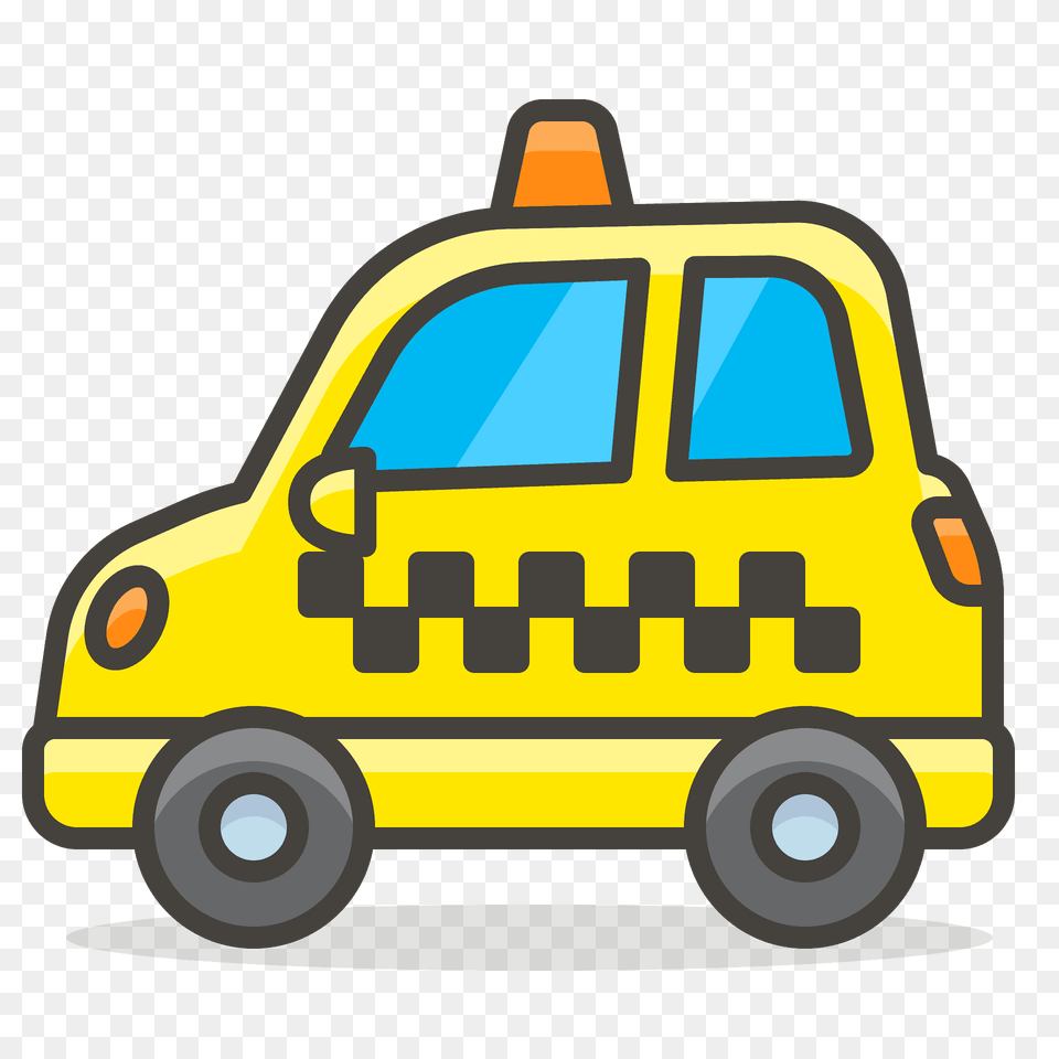 Taxi Emoji Clipart, Transportation, Vehicle, Car, Bulldozer Free Transparent Png