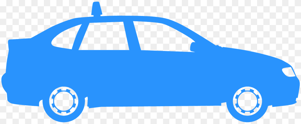 Taxi Silhouette, Car, Sedan, Transportation, Vehicle Png Image