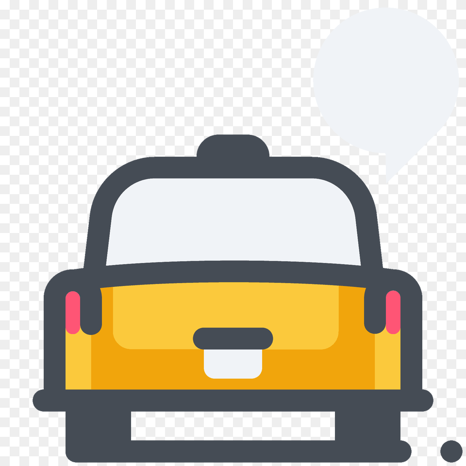 Taxi Speech Bubble Icon, Bulldozer, Machine, Transportation, Vehicle Png