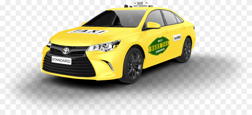 Taxi Toyota Camry, Car, Transportation, Vehicle, Machine Free Transparent Png