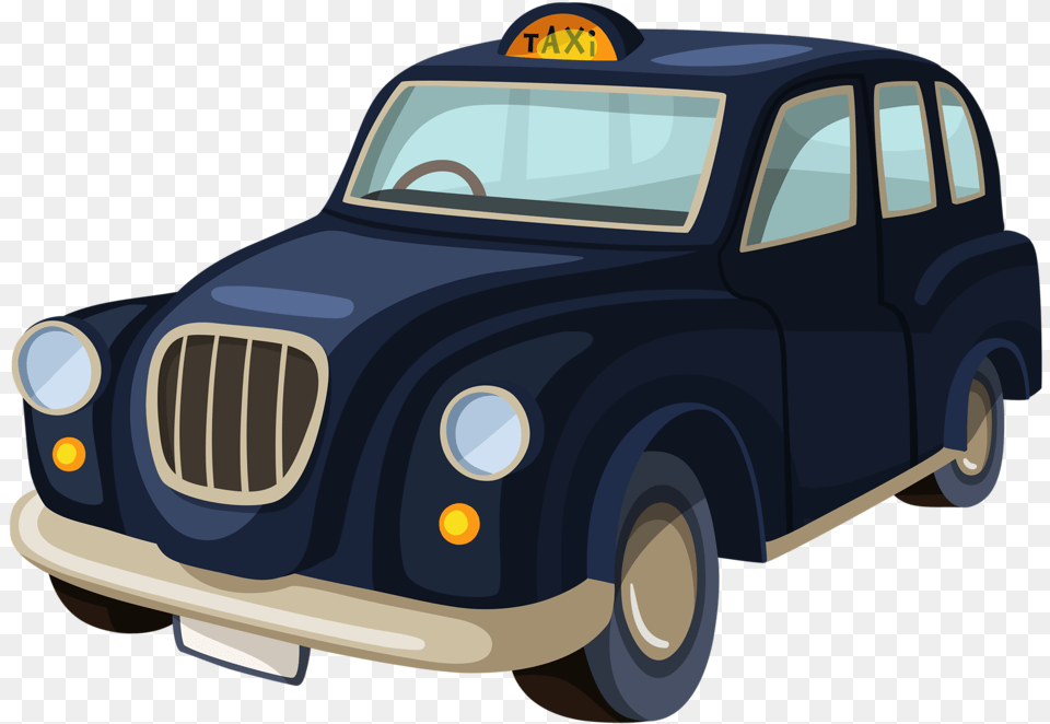 Taxi Vector Illustration United Kingdom Taxi Cartoon, Car, Transportation, Vehicle, Machine Free Transparent Png