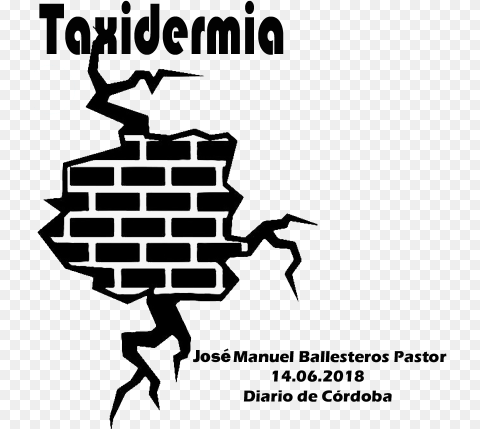 Taxidermia Artculo De Jos Manuel Ballesteros Pastor 1 7 Mart Deprem Haftas, Brick, Stencil, People, Person Free Png Download