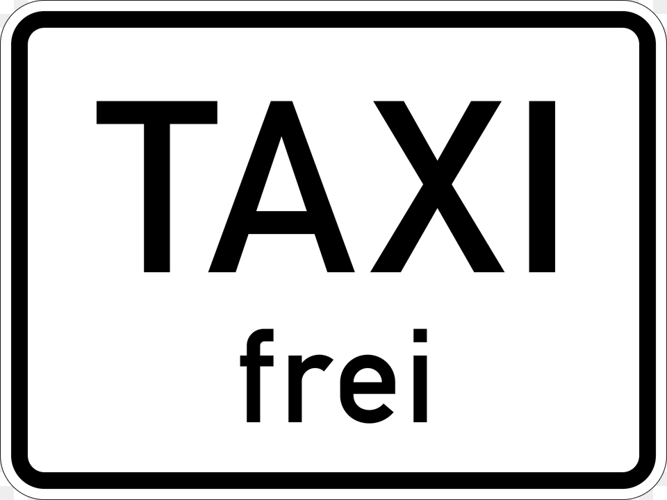 Taxis Allowed Clipart, Sign, Symbol, Road Sign Free Png Download