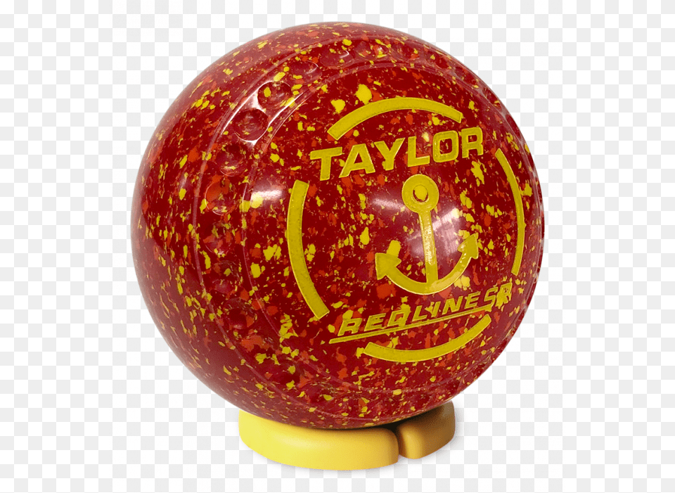 Taylor Redline Sr Size 1 Half Pipe Grip Redorangeyellow Sphere, Ball, Bowling, Bowling Ball, Leisure Activities Png