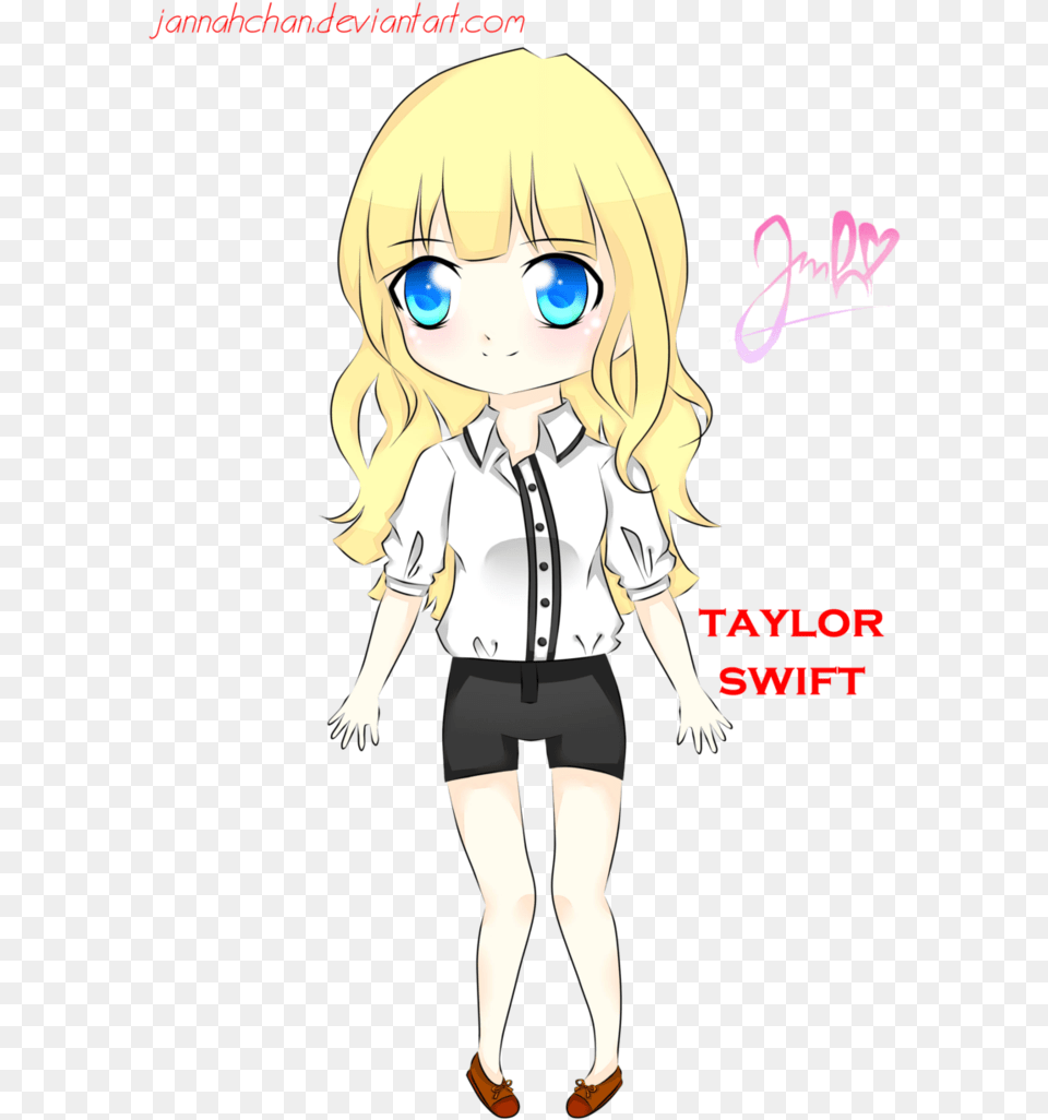 Taylor Swift By Jannahchan D5qpmhr Taylor Swift Chibi Drawing, Book, Comics, Publication, Manga Png Image