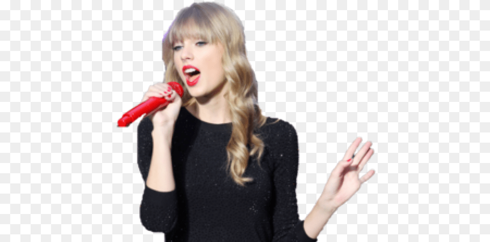 Taylor Swift Images Taylor Swift Singing Background, Hand, Body Part, Electrical Device, Solo Performance Free Png