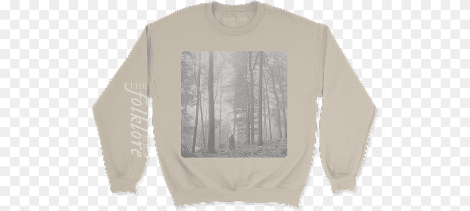 Taylor Swift In The Trees Pullover Swiftu0027s Taylor Swift Merch Folklore, Sweatshirt, Clothing, Knitwear, Long Sleeve Png