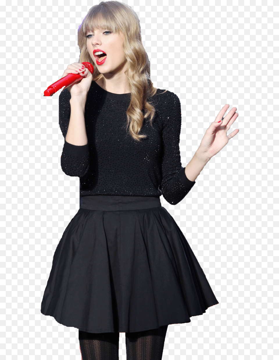 Taylor Swift Singing Transparent Background, Body Part, Person, Hand, Finger Png Image