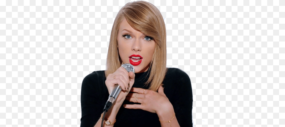 Taylor Swift Taylor Swift, Adult, Person, Microphone, Hand Free Png