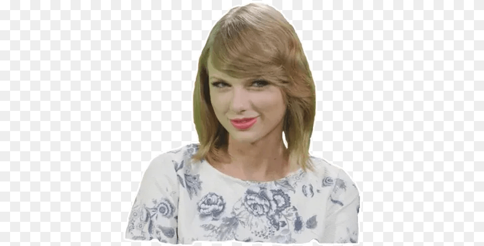 Taylor Swift Whatsapp Stickers Stickers Cloud Stickers De Taylor Swift, Person, Head, Photography, Hair Free Png