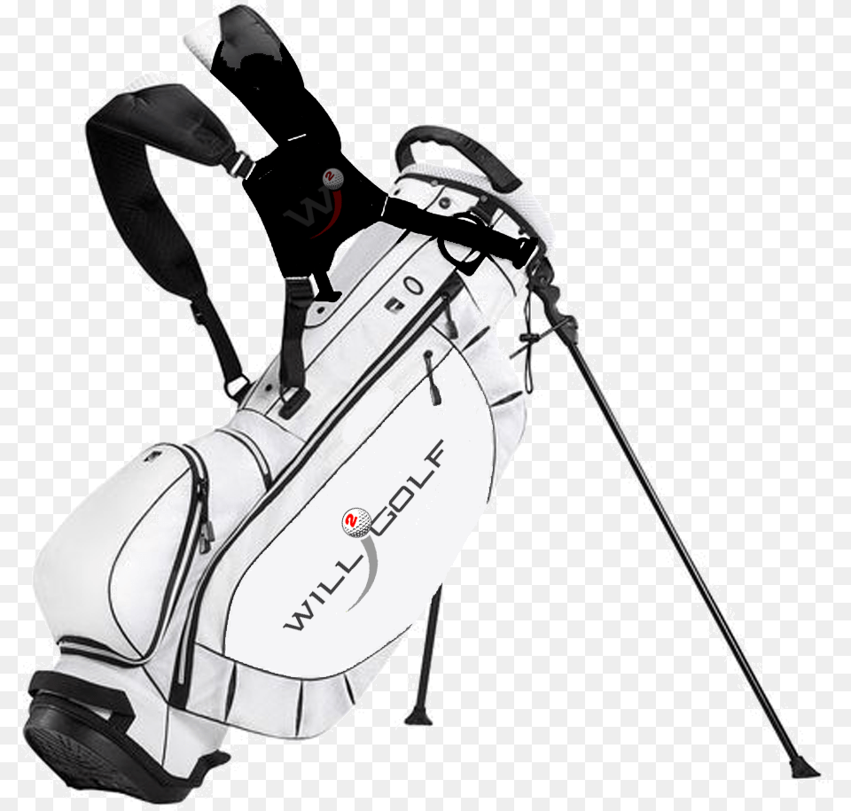 Taylormade Stand Bag White, Golf, Golf Club, Sport, Person Png Image