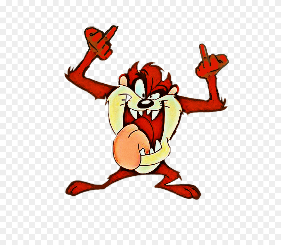 Taz Middlefinger, Cartoon, Person Png Image