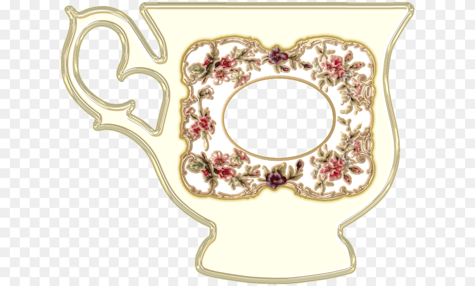 Taza De T Copa Porcelana Servidor De T Teacup, Art, Porcelain, Pottery, Cup Free Png Download