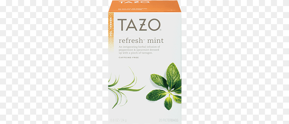 Tazo Mint Tea, Herbal, Herbs, Leaf, Plant Free Png
