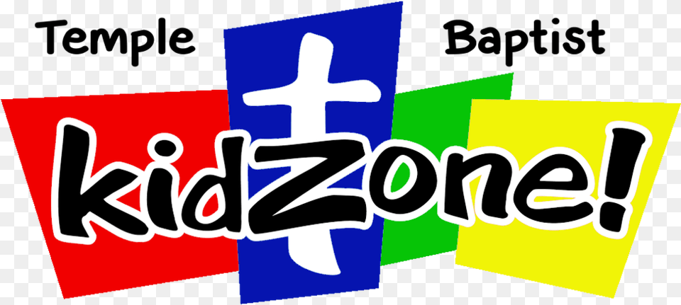 Tbckidzone Logo Kid Zone, Text, Cross, Symbol Png