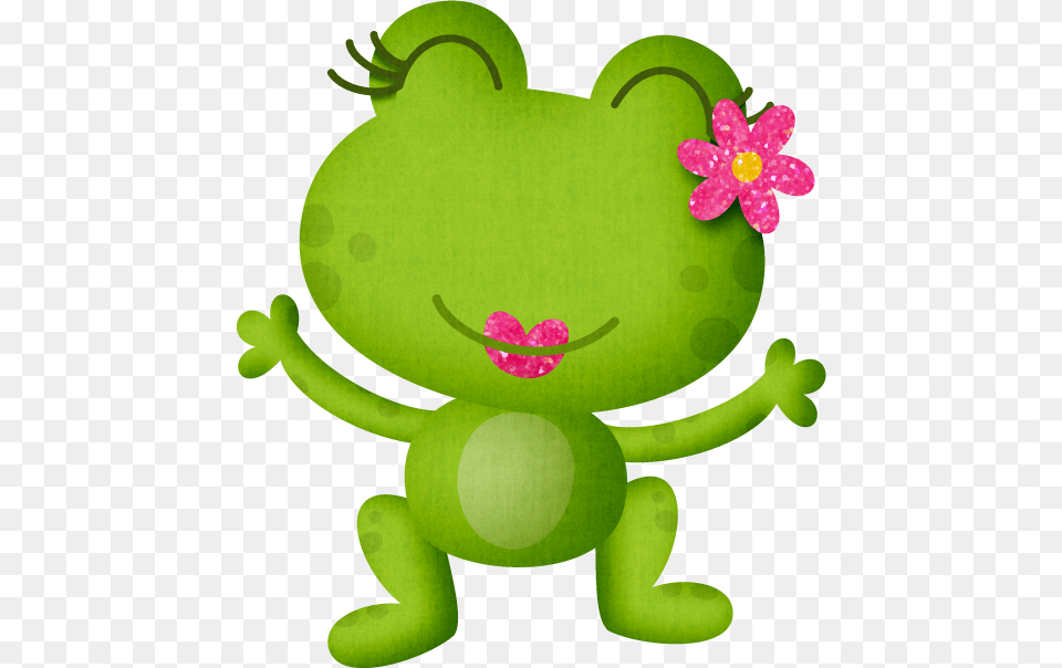 Tborges Ribbitribbit Frogs Clip Art And Rock Crafts, Green, Flower, Plant, Pattern Free Png Download
