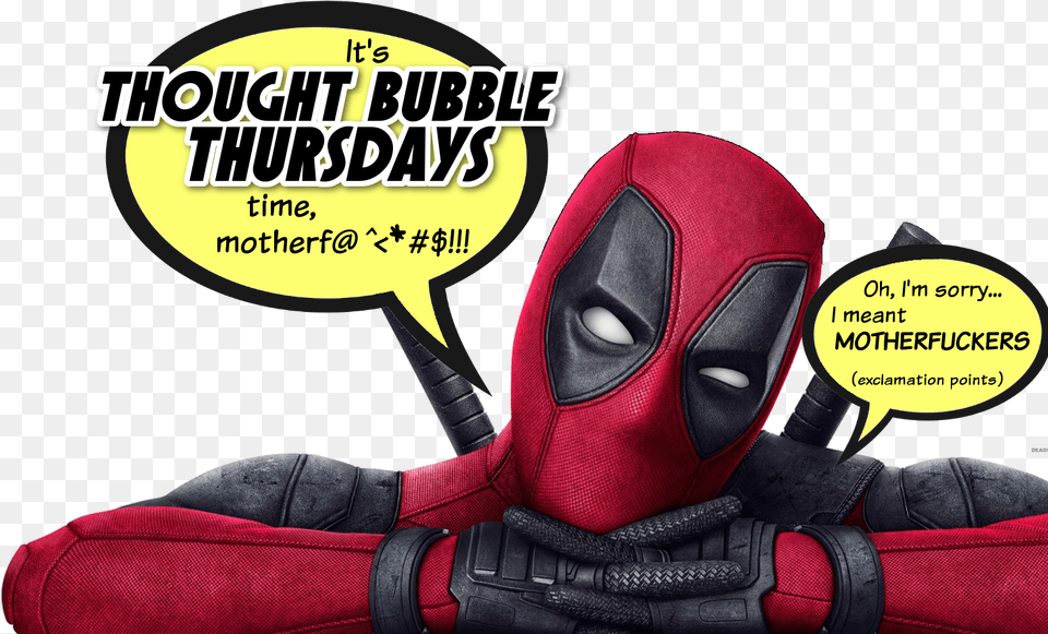 Tbt 14 Deadpool Transparent, Clothing, Glove, Book, Publication Free Png