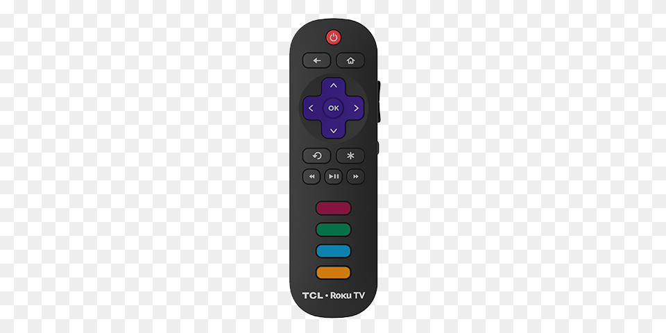 Tcl Class Series Hd Led Roku Smart Tv, Electronics, Remote Control Free Png Download