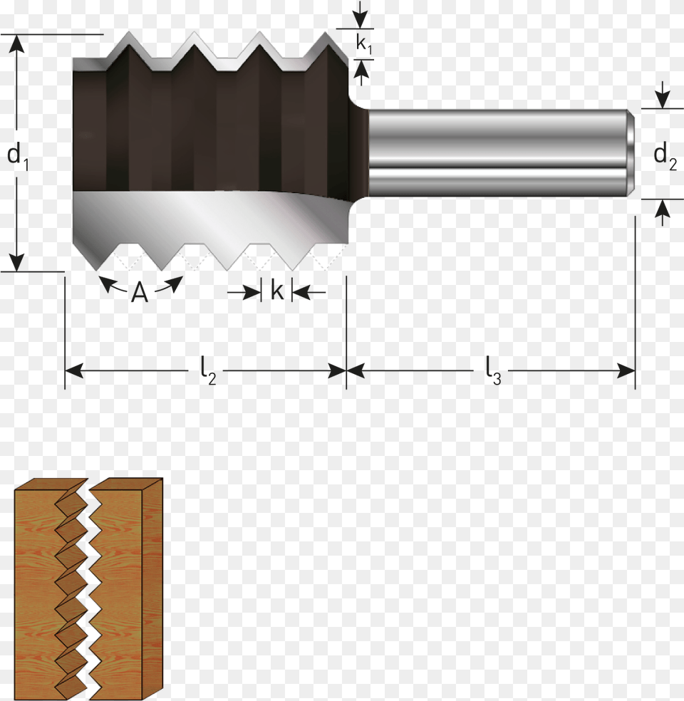 Tct Panel Joint Bit V Shape Gold Line Ent Verlijmfrees V Diagram, Device Free Png