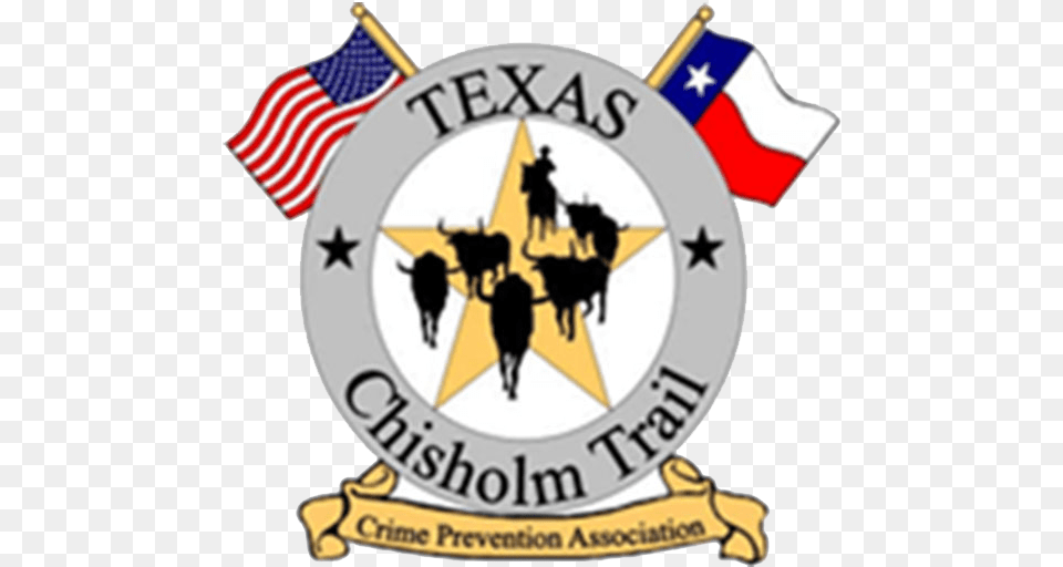 Tctcpa Logo Toolarge Texas Chisholm Trail Crime Prevention, Symbol, Adult, Female, Person Png