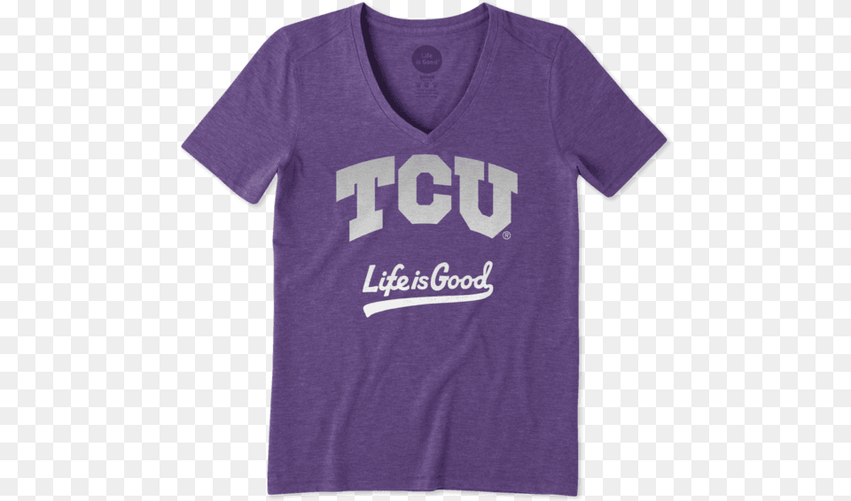 Tcu Horned Frogs Gradient Tailwhip Cool Notre Dame Womans T Shirts, Clothing, Shirt, T-shirt Png Image
