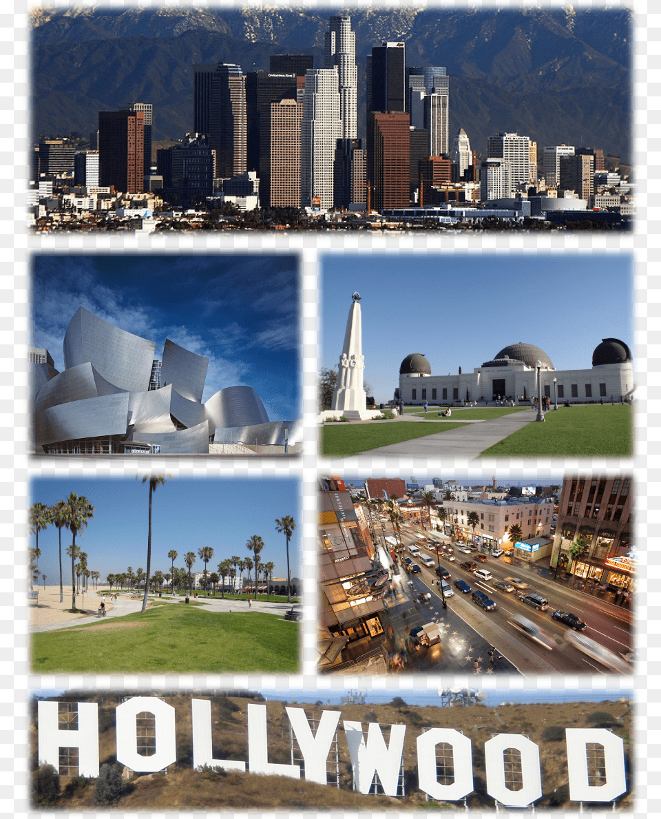 Te Collage Los Angeles Los Angeles Photo Collage, Urban, Metropolis, City, Art Free Png Download