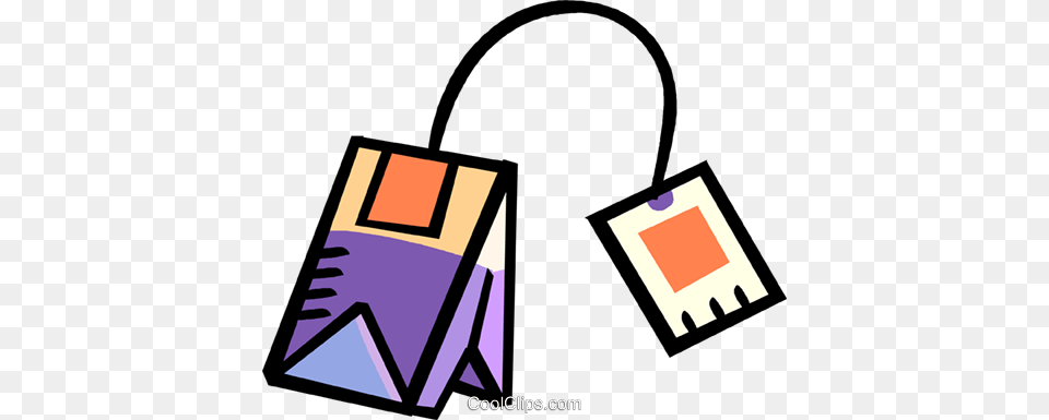 Tea Bag Royalty Vector Clip Art Illustration, Accessories, Handbag, Purse, Shopping Bag Free Png Download