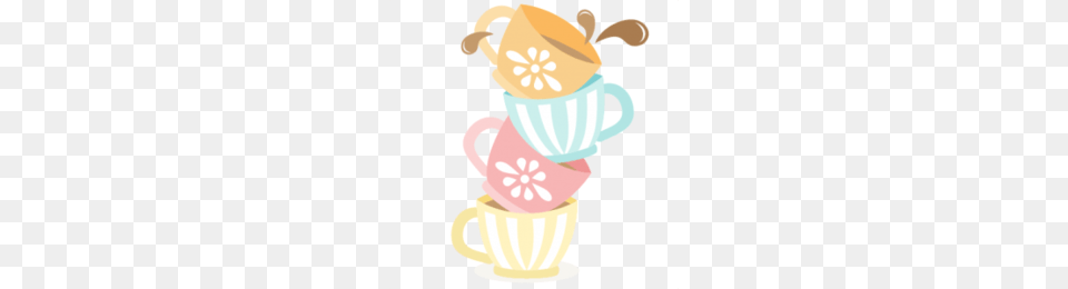 Tea Cup Clipart, Cream, Dessert, Food, Ice Cream Png Image