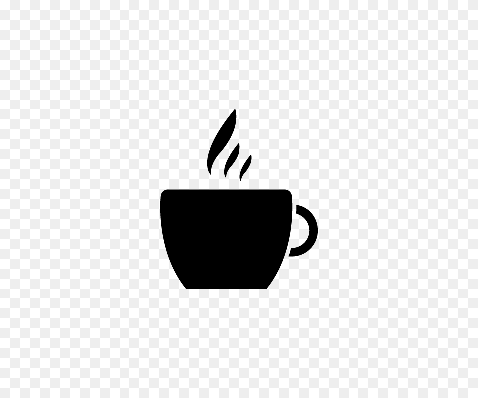 Tea Cup Hot Drink Java Coffee Cup Vector Icon, Stencil, Beverage, Coffee Cup Png