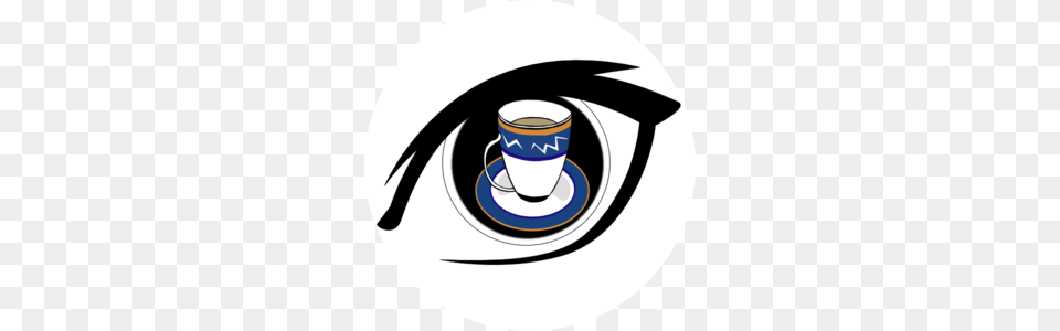 Tea Cup On Eye Clip Art, Saucer, Beverage, Coffee, Coffee Cup Free Png