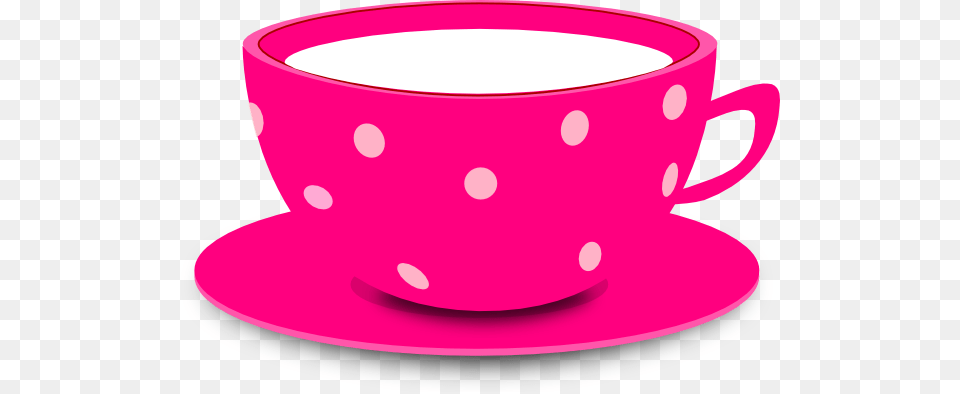 Tea Cup Pink Clip Art, Saucer Png
