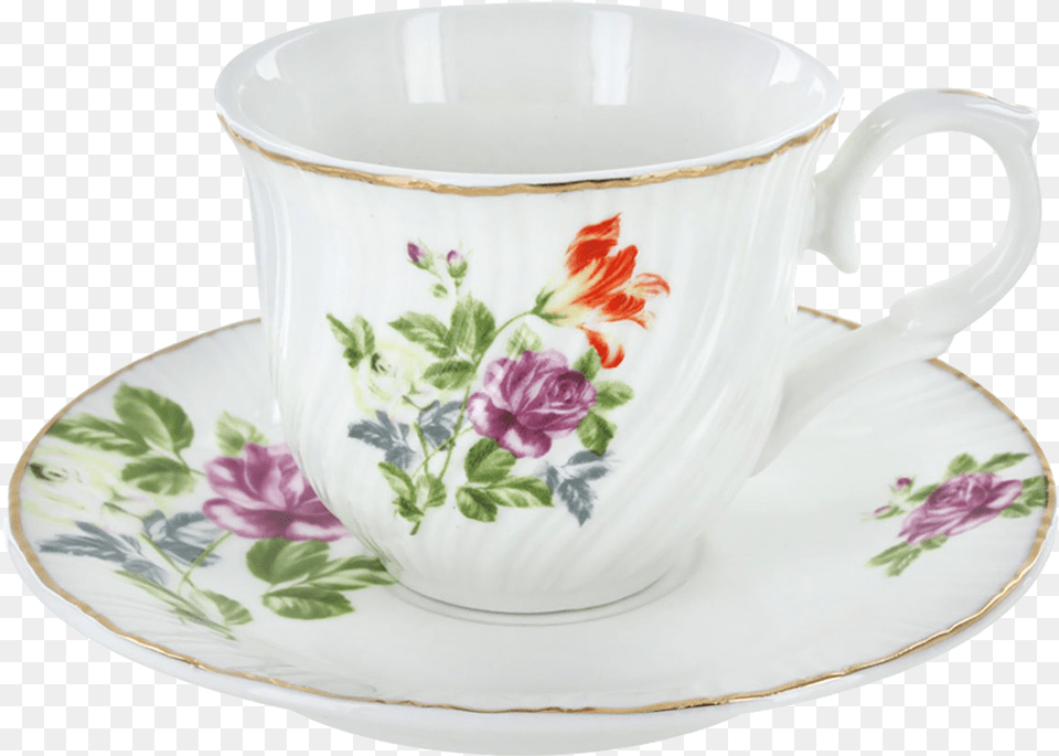 Tea Cup Transparent Background Transparent Background Tea Cup, Saucer, Flower, Plant, Rose Png