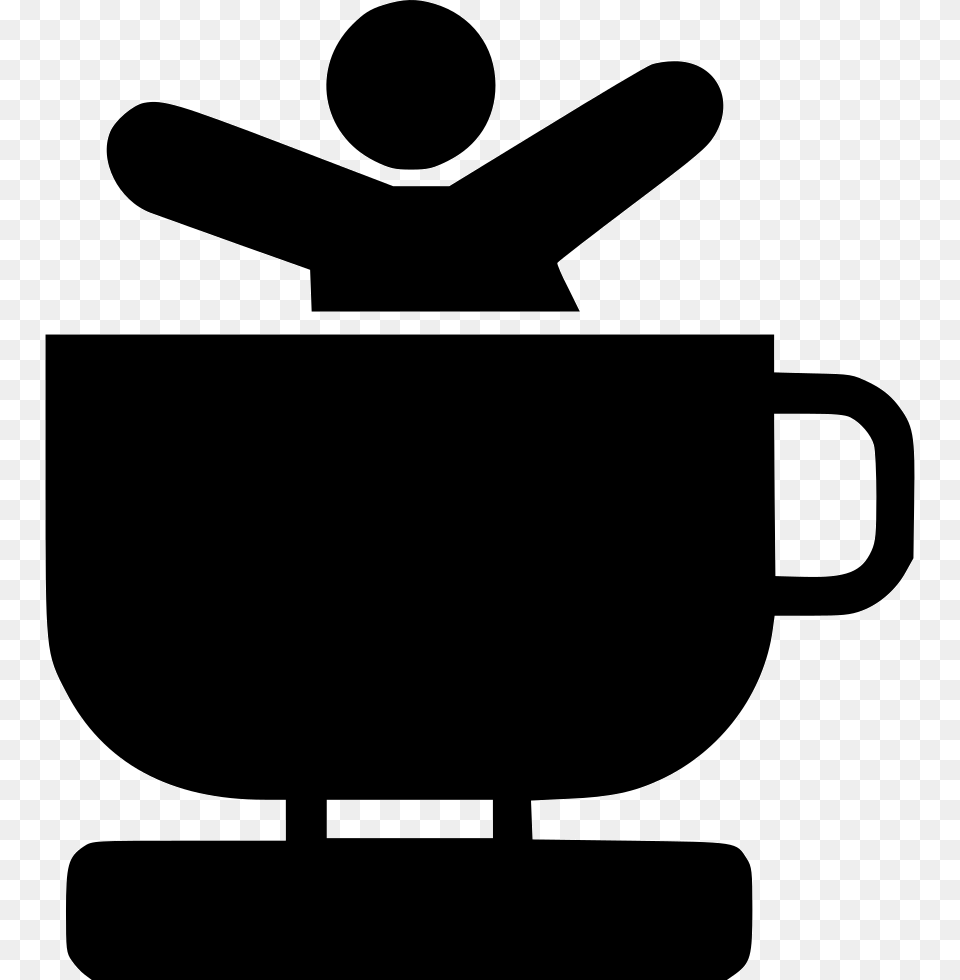 Tea Cups Ride, Cup, Silhouette, Stencil, Smoke Pipe Free Png Download