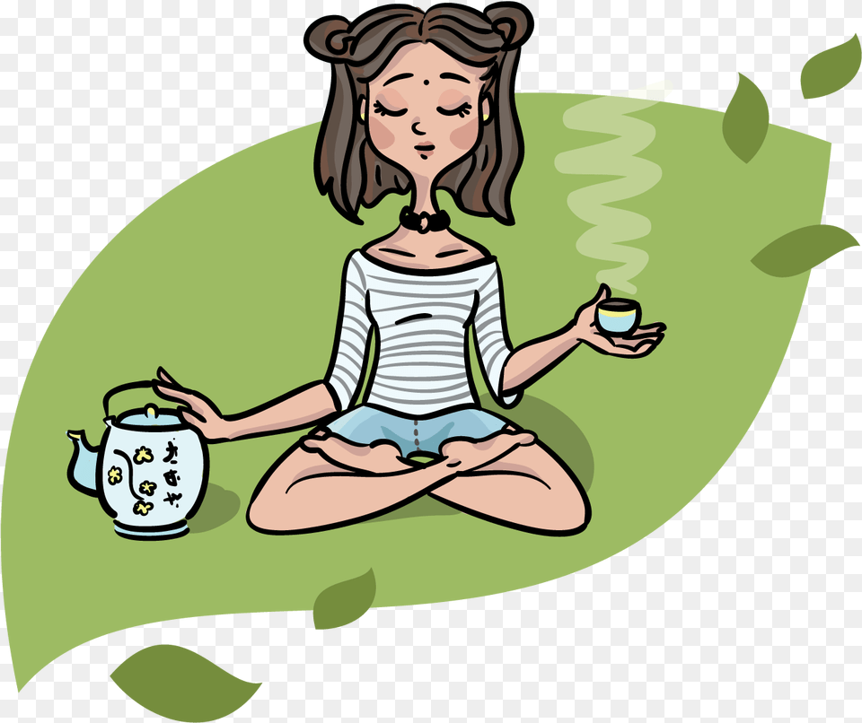 Tea Girl Vector Art Sitting, Baby, Person, Face, Head Png Image