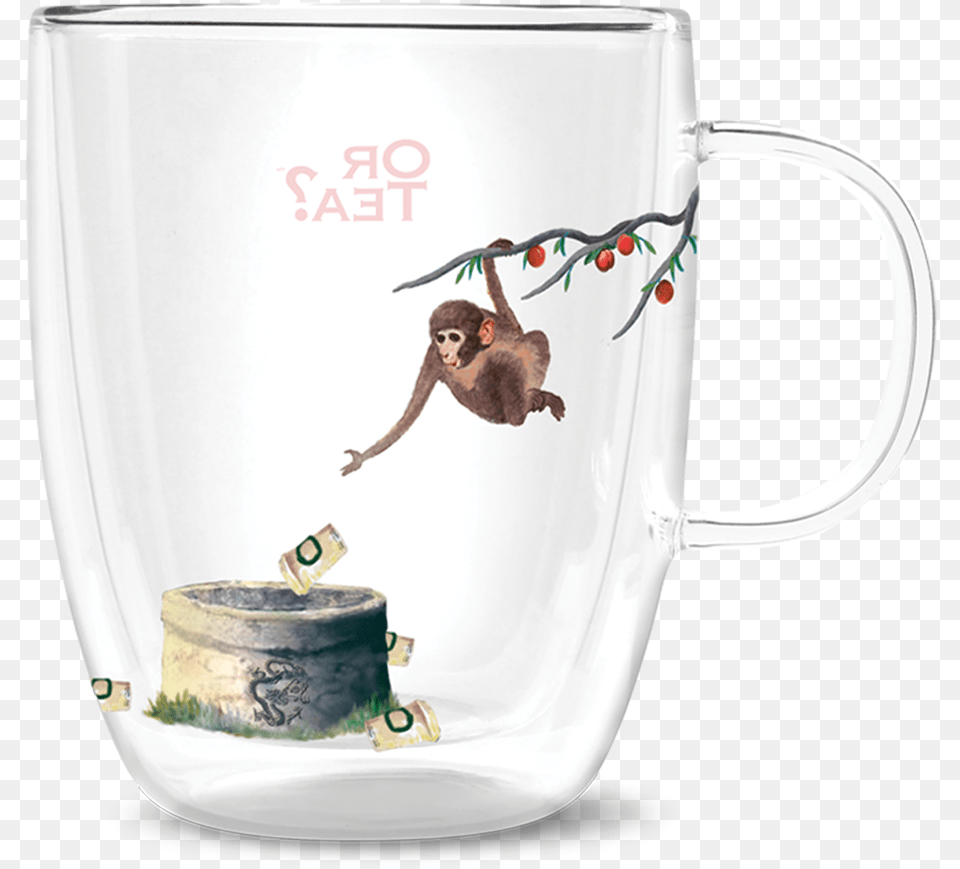 Tea Golden Apple Pie, Cup, Animal, Mammal, Monkey Free Png