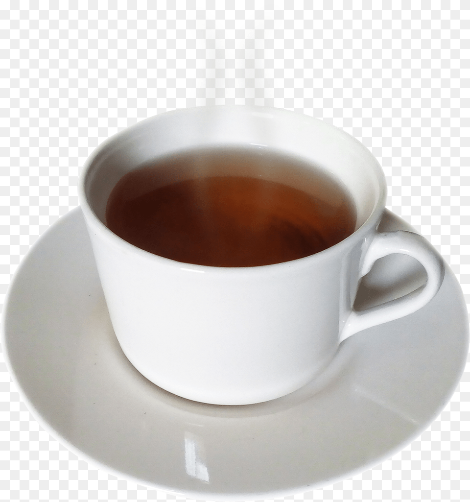 Tea In A White Cup, Beverage, Coffee, Coffee Cup Png
