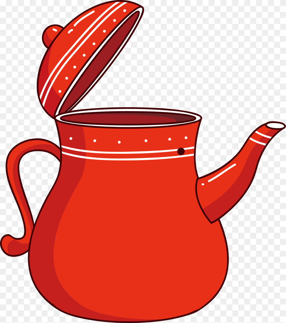 Tea Kettle Euclidean Vector Tea Pot Cartoon, Pottery, Cookware, Tin, Bottle Free Png