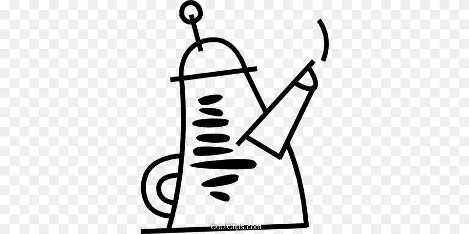 Tea Kettle Royalty Free Vector Clip Art Illustration, Tin, Can, Watering Can, Person Png