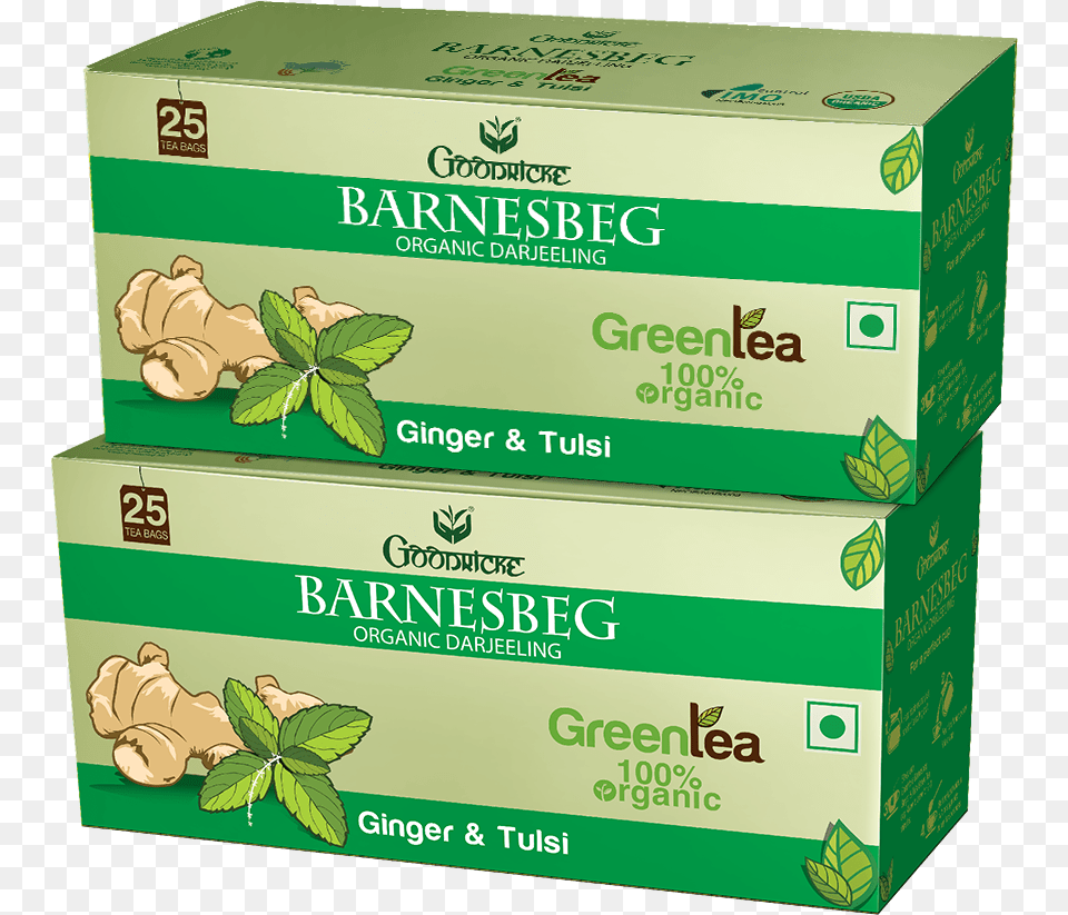 Tea Leaves Buy Barnesbeg Ginger Amp Tulsi Green, Herbal, Herbs, Plant, Beverage Free Png Download