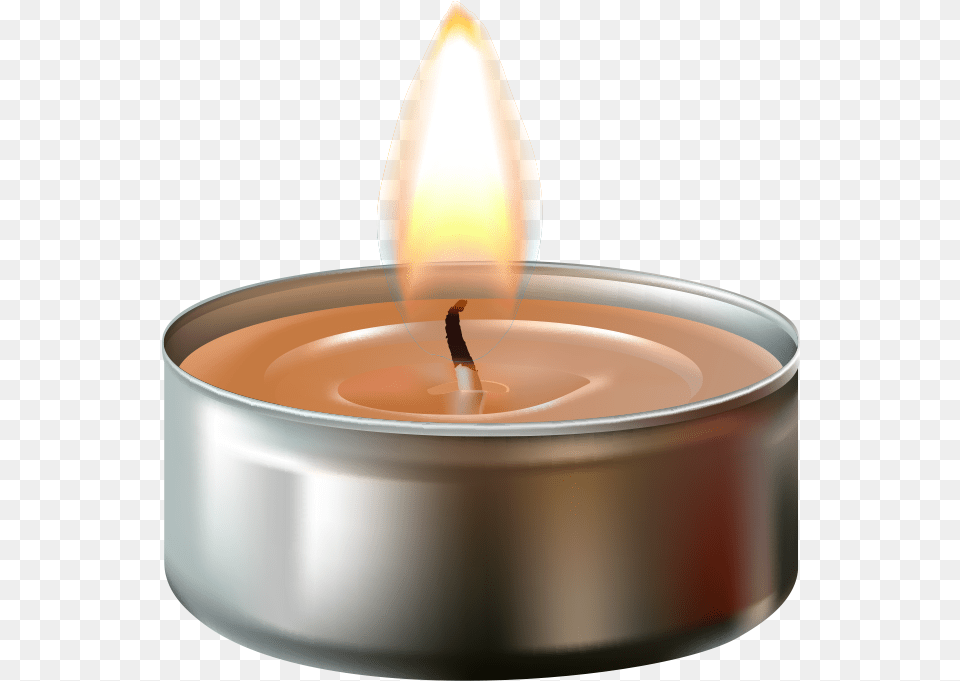 Tea Light Candle, Fire, Flame Png Image