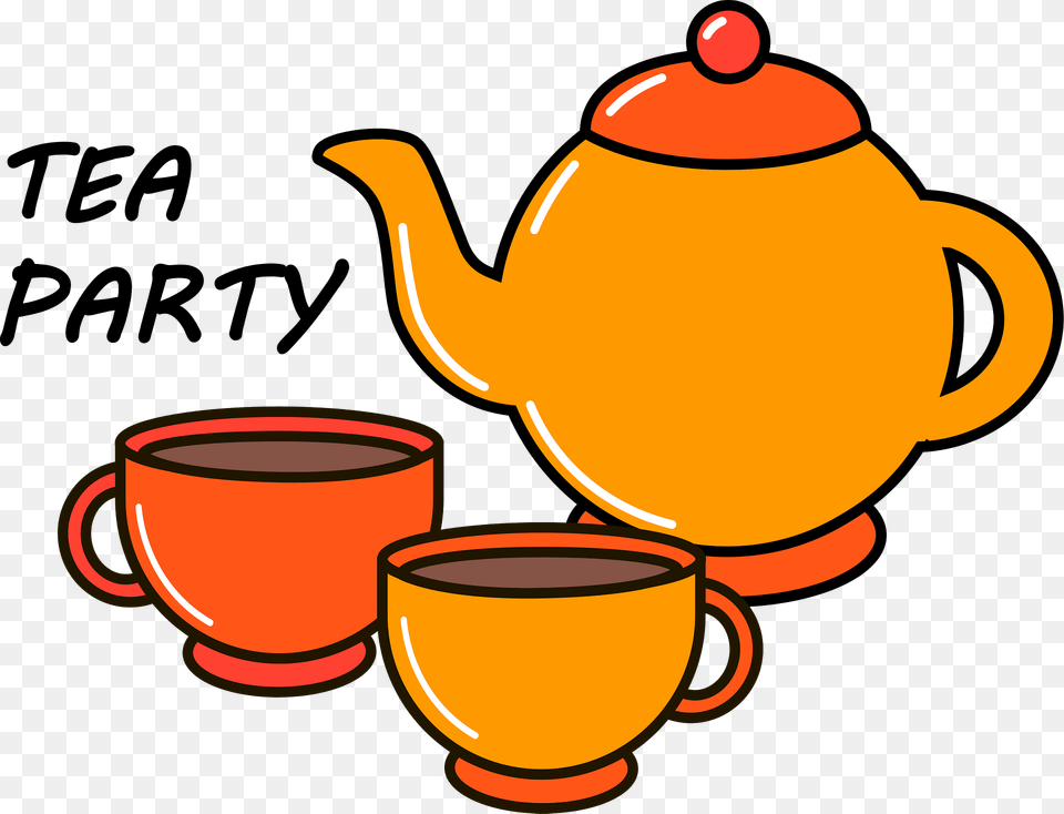 Tea Party Clipart, Cookware, Pot, Pottery, Cup Free Png Download