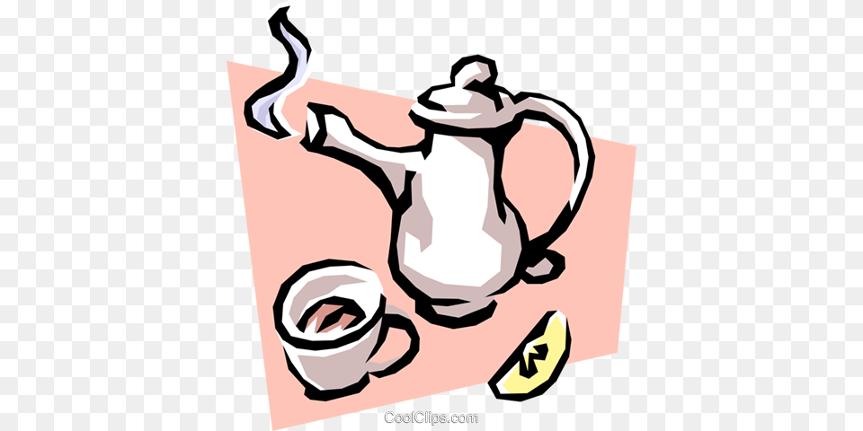 Tea Party Royalty Vector Clip Art Illustration, Cookware, Pot, Pottery, Adult Free Transparent Png