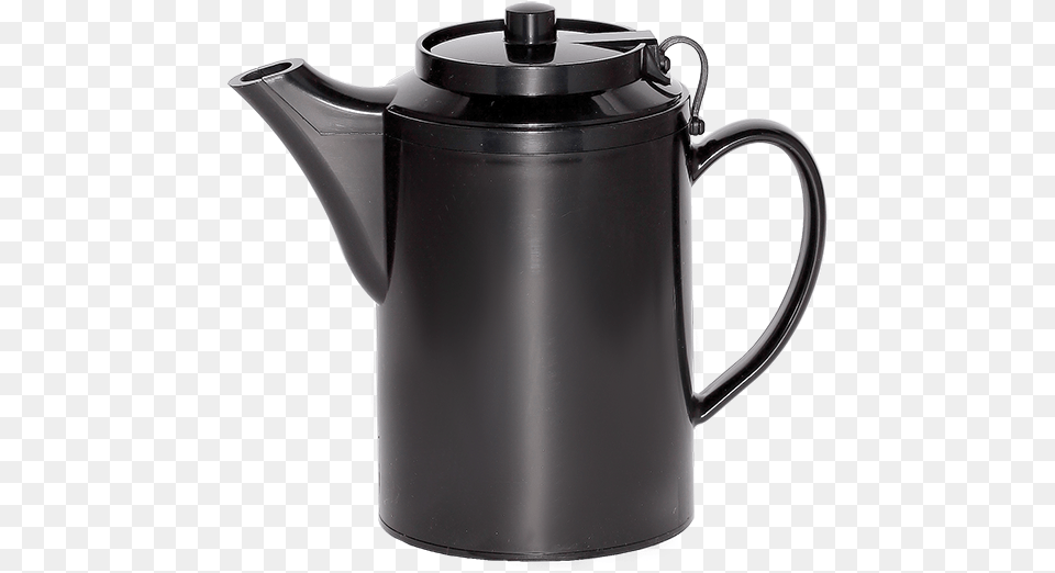 Tea Pot With Tether 16 Oz Black Service Ideas Tst612bu Dripless Teapot With Tether, Cookware, Pottery, Bottle, Shaker Png Image