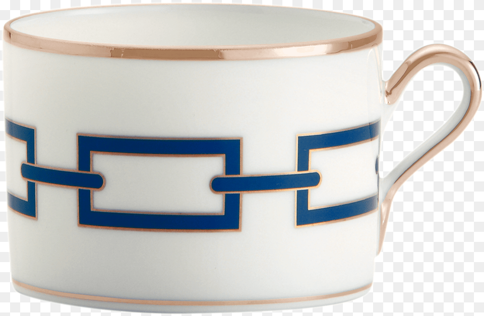 Tea Set For Two Catene Zaffiro Richard Ginori Catene Blue Tea Cup, Beverage, Coffee, Coffee Cup Png